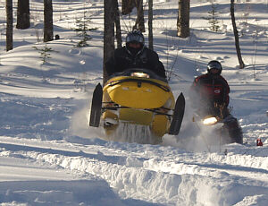 Snowmobiling From The Cisco Chain Of Lakes, Michigan Sledhead™