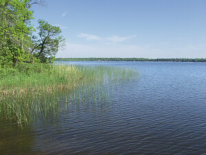 au train lake usfs campground alger county michigan