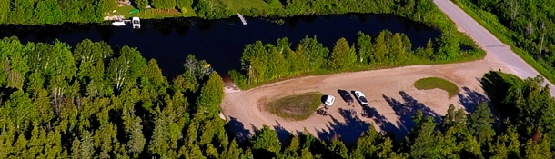 Brevort Lake Public Boat Launch Mackinac County Michigan Interactive