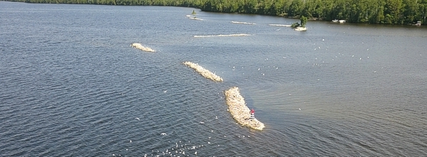 Brevort Lake spawning reef