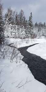 snowmobile trail 33 Marquette County Michigan Snowmobiling